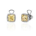 High Jewelry Yellow Diamond Stud Earrings