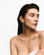 High Jewelry Long Spinel and Diamond Earrings - Image 3