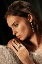 High Jewelry Long Spinel and Diamond Earrings - Image 4