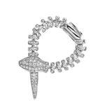 High Jewelry Ring with Colorless Diamonds