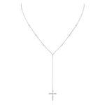 Crosses Necklace with a Diamond Cross