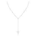Crosses Necklace with a Diamond Cross