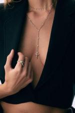 Crosses Necklace with a Diamond Cross - Image 2