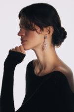 High Jewelry Morganite and Diamond Earrings - Image 2