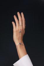 High Jewelry Slave Bracelet with Spinel, Sapphires, and Diamonds - Image 2
