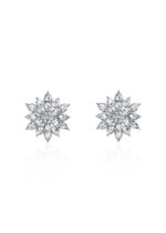 High Jewelry Pear-Shaped Rose-Cut Diamond Stud Earrings