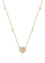 High Jewelry Necklace with Yellow Diamond
