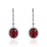 High Jewelry Ruby Earrings