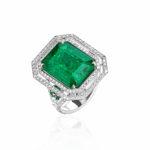 High Jewelry Zambian Emerald Ring
