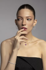 La féminité Necklace with Heart-Shaped Tourmaline - Image 2