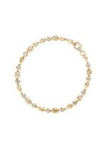 High Jewelry Yellow Gold Bracelet with Diamonds