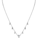 High Jewelry White Gold and Platinum Necklace with Colombian Emerald