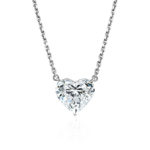 High Jewelry Necklace with Heart-Shaped Diamond