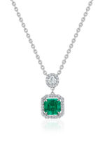 High Jewelry Emerald and Diamond Necklace