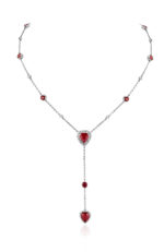 High Jewelry Necklace with Rubies and Diamonds