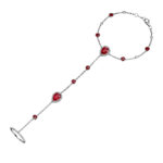 High Jewelry Slave Bracelet with Rubies and Diamonds