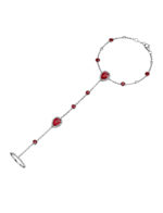 High Jewelry Slave Bracelet with Rubies and Diamonds