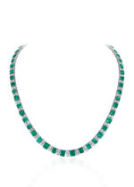 High Jewelry Necklace with Colombian Emeralds