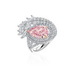 High Jewelry Ring with Pink Diamond
