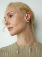 Lis des Vallées Ear Cuff with Pearl and Diamonds - Image 3