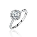 High Jewelry Diamond Engagement Ring