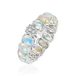 Le Bonbon Opal and Diamond Ring