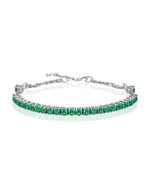 Zambian Emerald Tennis Bracelet