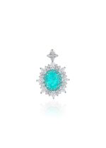 High Jewelry Convertible Ring with Brazilian Paraiba Tourmaline - Image 2