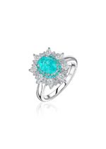 High Jewelry Convertible Ring with Brazilian Paraiba Tourmaline