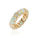 Le Bonbon Opal and Diamond Ring