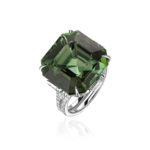 High Jewelry Tourmaline and Diamond Ring