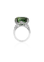 High Jewelry Tourmaline and Diamond Ring - Image 2