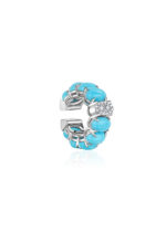 Le Bonbon Turquoise and Diamond Ear Cuff