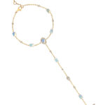 Le Bonbon Opal and Diamond Hand Bracelet