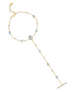 Le Bonbon Opal and Diamond Hand Bracelet