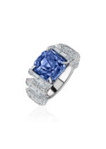High Jewelry Sapphire and Diamond Ring