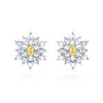High Jewelry White Gold Diamond Earrings