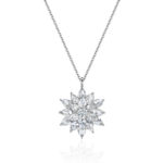 High Jewelry White Gold Diamond Pendant
