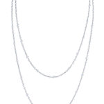 High Jewelry White Gold Diamond Necklace