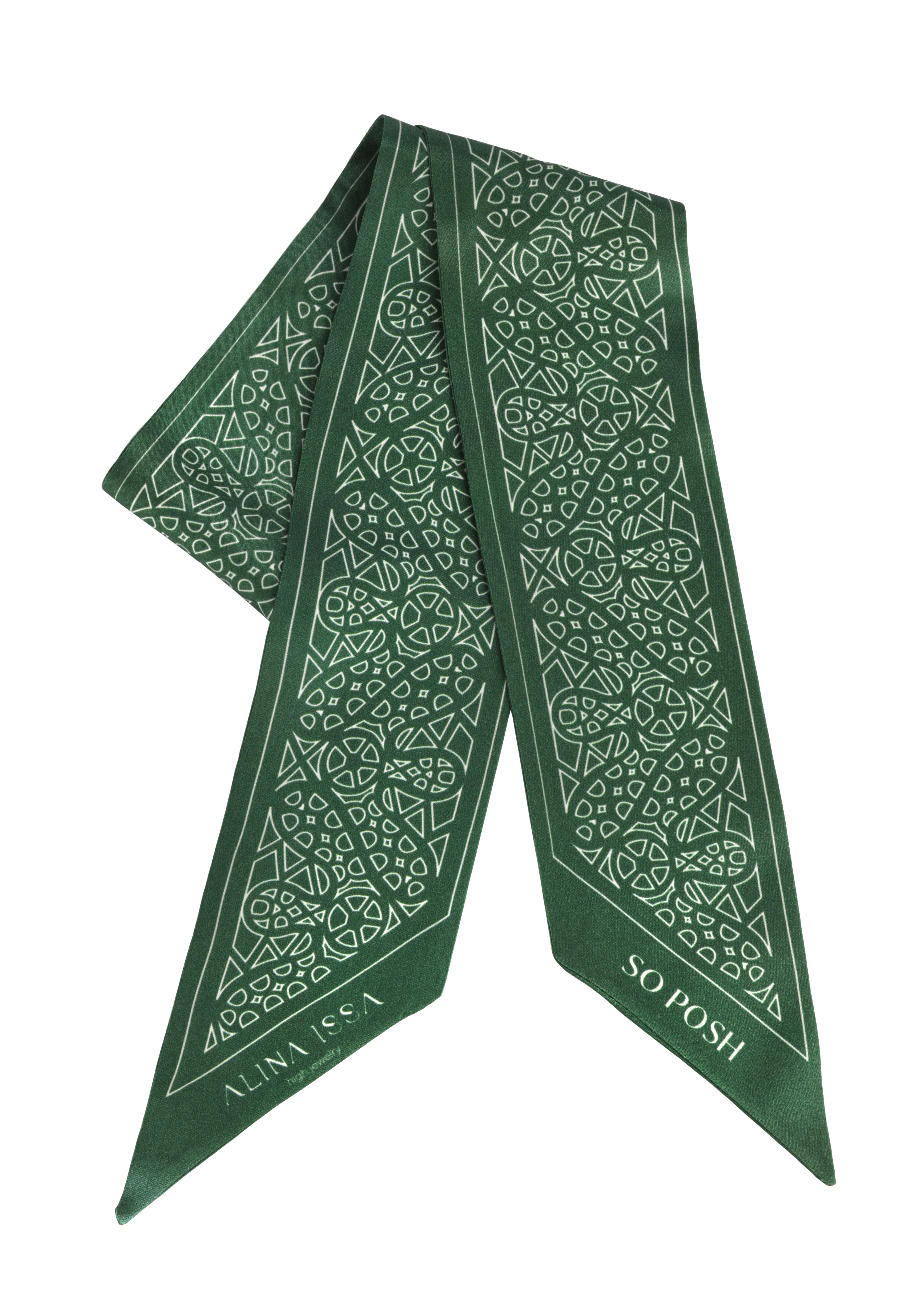 Alina Issa jewelry image Printed Silk Twilly - Image 1